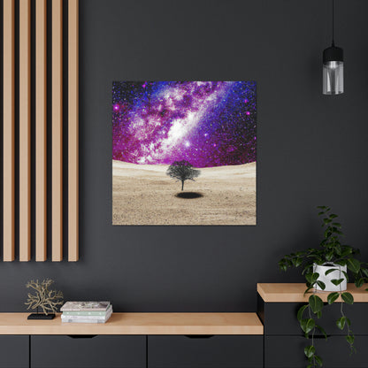 "Árbol solitario de polvo de estrellas" - The Alien Canva