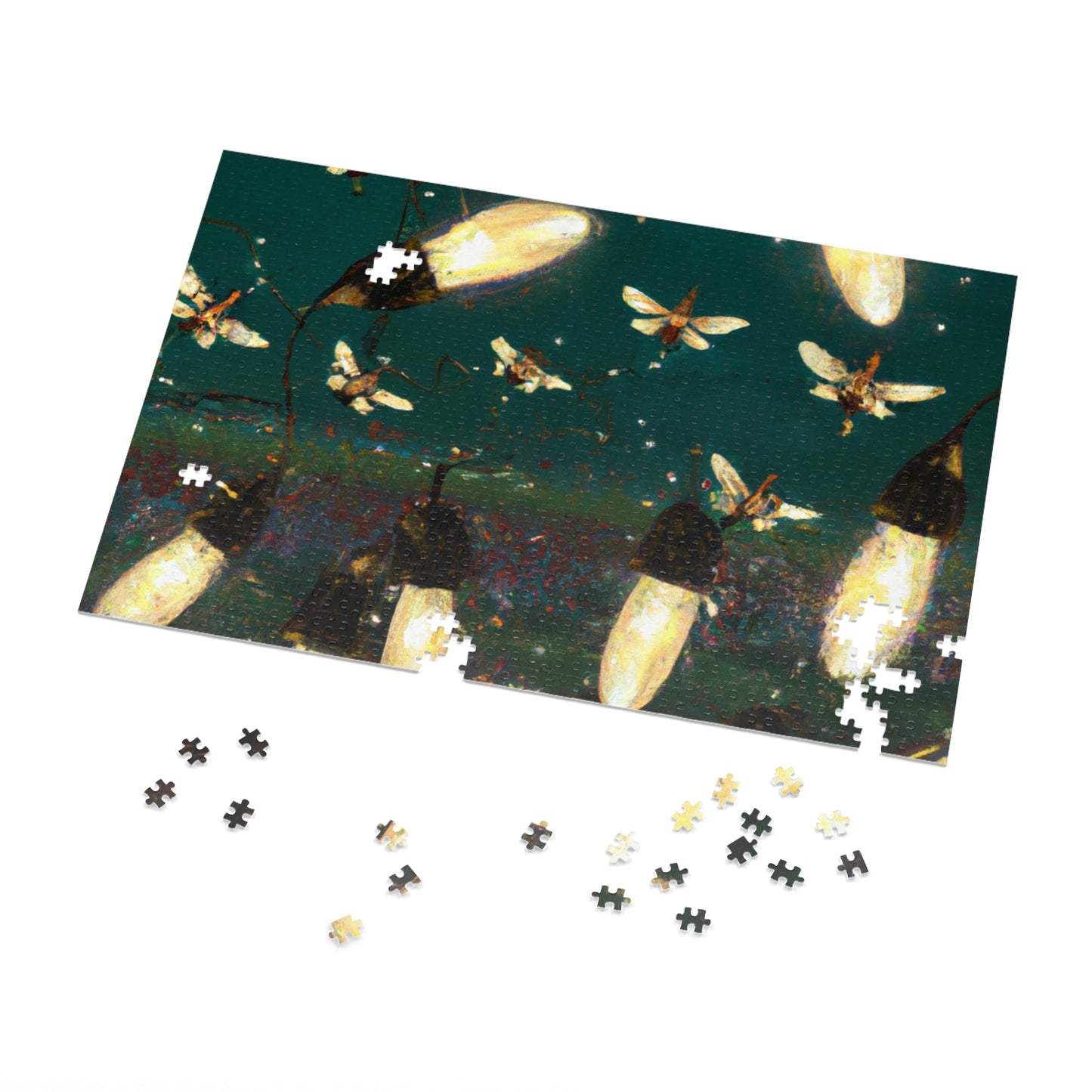 Twinkling Fireflies in the Evening Sky - The Alien Jigsaw Puzzle