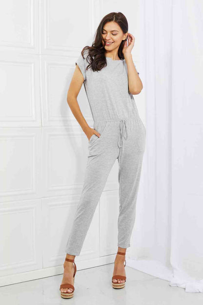 Mono gris con cuello barco de talla grande Comfy Days de Culture Code