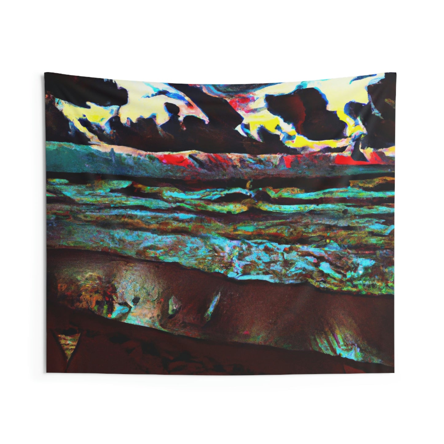 "Dusk at Sea: A Tempestuous Gathering" - The Alien Wall Tapestries