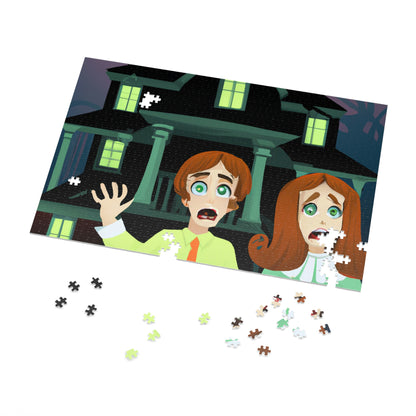 "The Mansion of Misfortune: A Tale of Two Cursed Siblings". - The Alien Jigsaw Puzzle