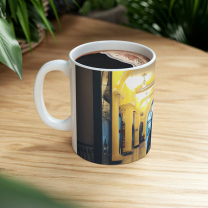 "Escape From the Enchanted Palace" - The Alien Ceramic Mug 11 oz