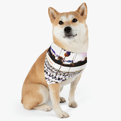 "A Winter Vigilance" - El collar de bandana para mascotas alienígenas