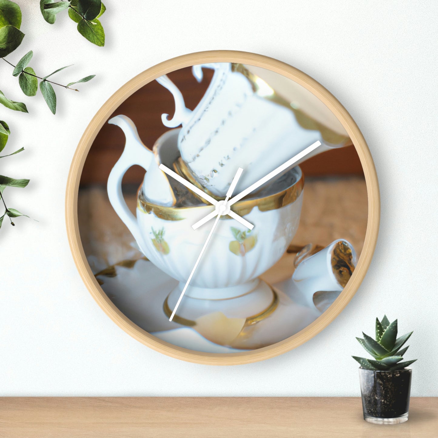 "A Cup of Comfort" - The Alien Wall Clock