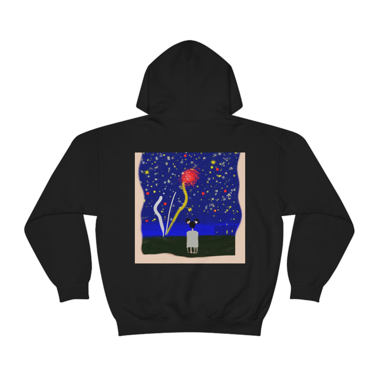 „A Spark of Solitude“ – The Alien Unisex Hoodie