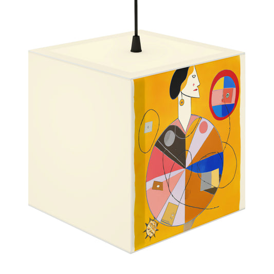 threatened by a natural disaster

"A Town Under Siege: The Difficult Choices of a Young Hero". - The Alien Light Cube Lamp