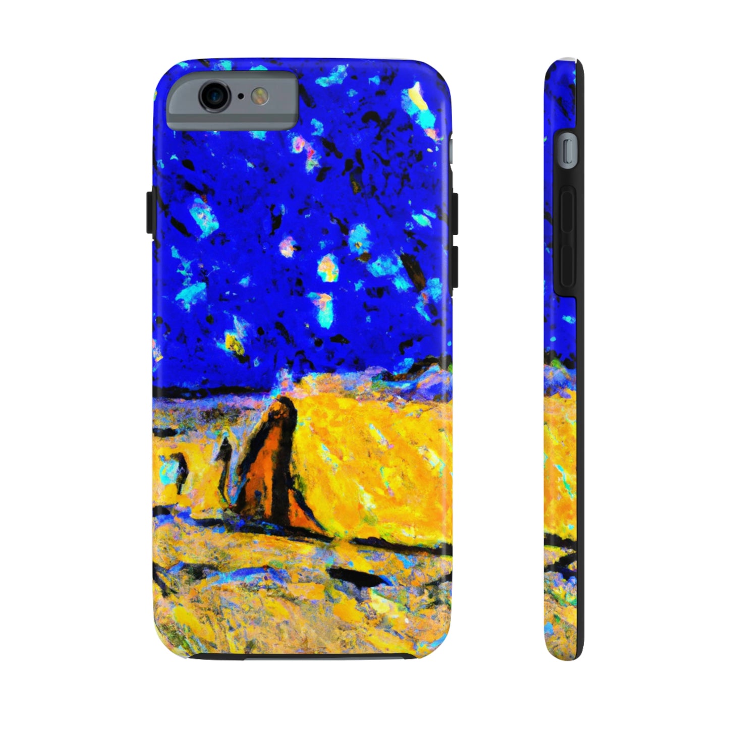 "Enchanted Sands of the Night Sky" - Die Alien Tough Phone Cases