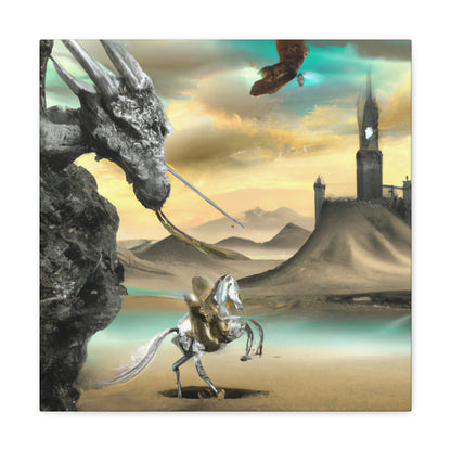 Der Ritter und der Thron des Drachen - The Alien Canva