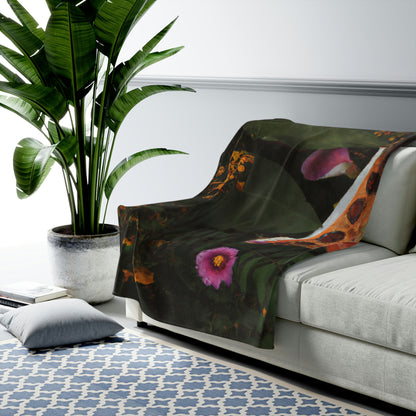 "A Garden in Ruins" - The Alien Velveteen Plush Blanket