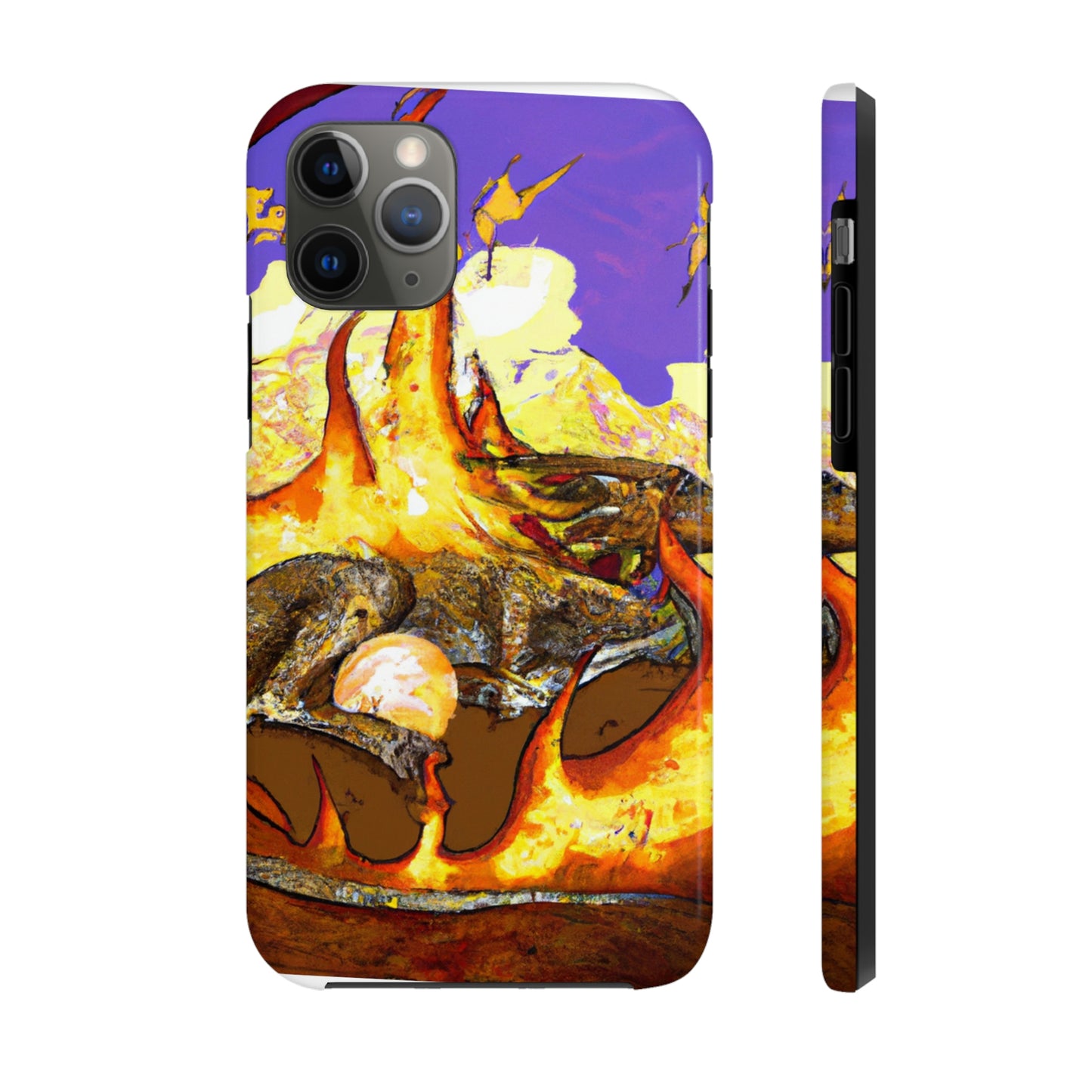 "Un dragón dormido en un abrazo infernal" - The Alien Tough Phone Cases