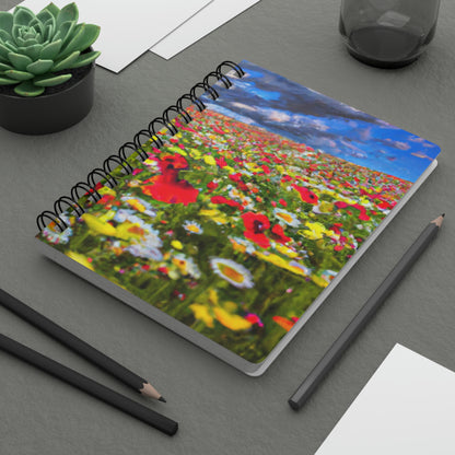 "A Blissful Tour of Floral Splendor" - The Alien Spiral Bound Journal