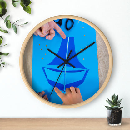 two small circles out of yellow construction paper to serve as the sun

A Journey to the Sun: Crafting a Blue Boat and Two Sailors - The Alien Wall Clock