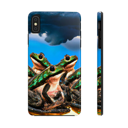 "Ein Froschchor im Gewitter" - Die Alien Tough Phone Cases