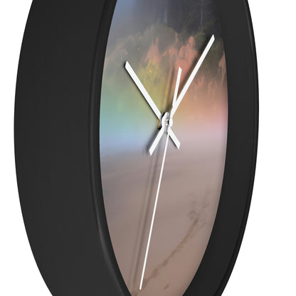 "A Painted Reflection of Solitude" - The Alien Wall Clock