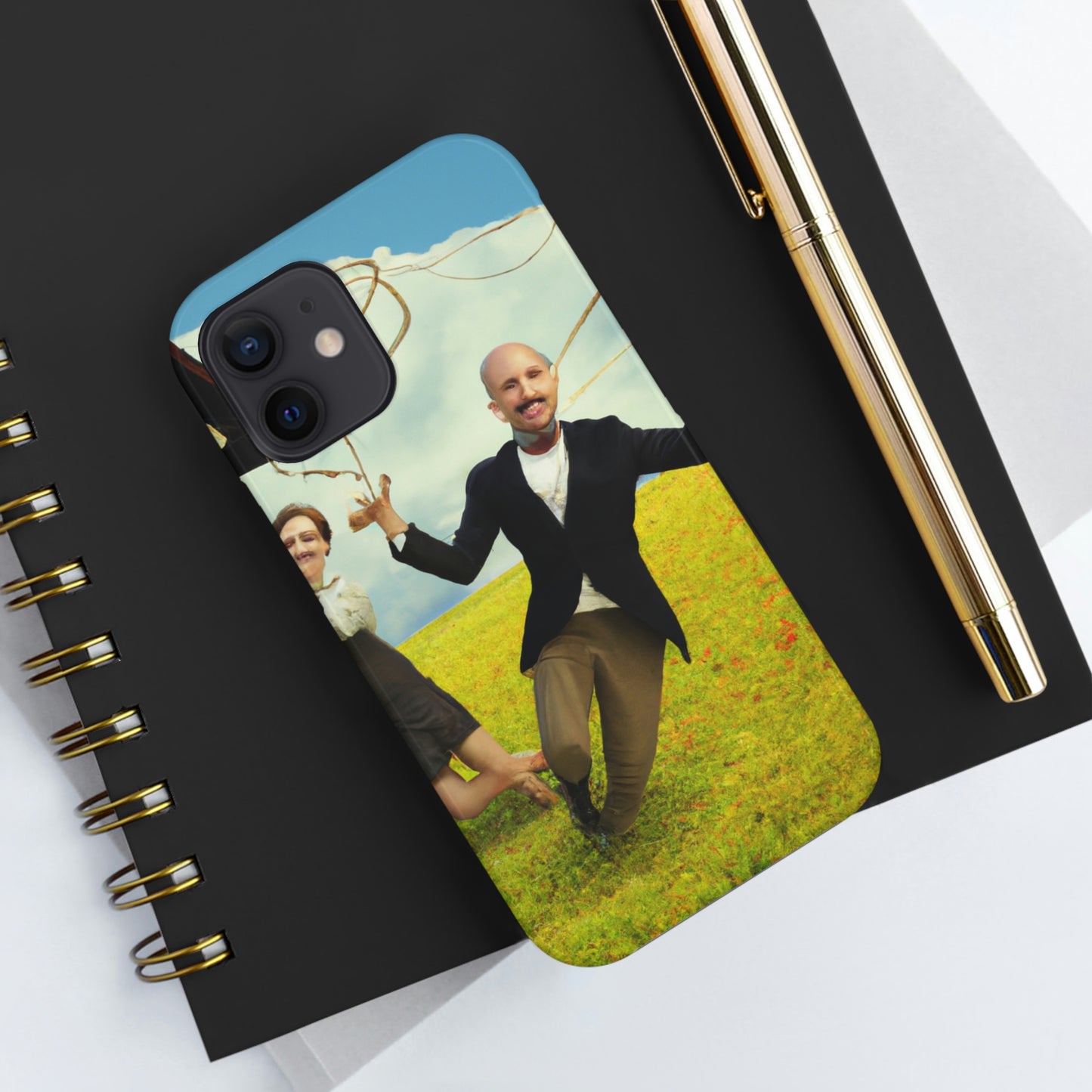 "A Kite Day in the Meadow" - The Alien Tough Phone Cases