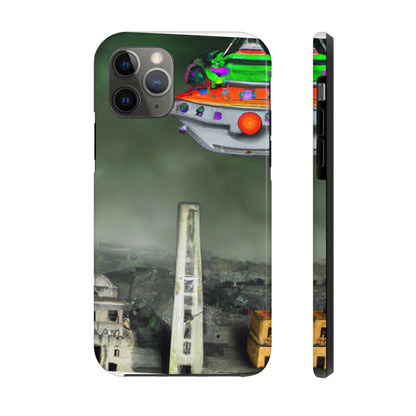 "Rätsel in den Ruinen" - Die Alien Tough Phone Cases