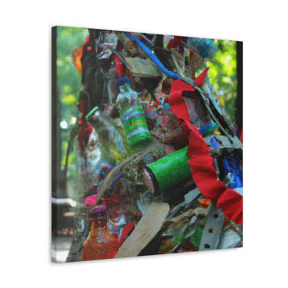 „My Life Recycled: A Reflection of Memories“ – Leinwand