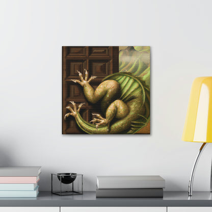 Guardian of the Hidden Door: The Slumbering Dragon - The Alien Canva