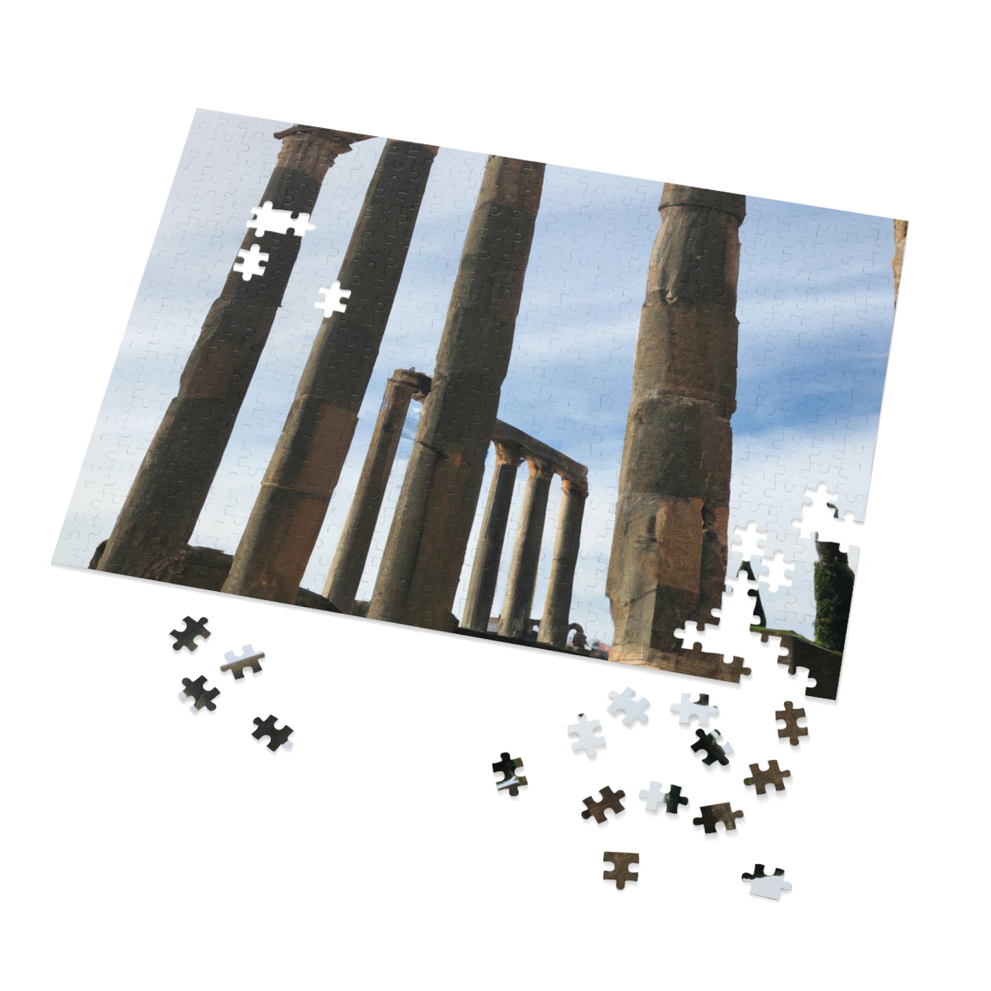 "Lost in Ancient Ruins: A Wanderlust Odyssey" - The Alien Jigsaw Puzzle