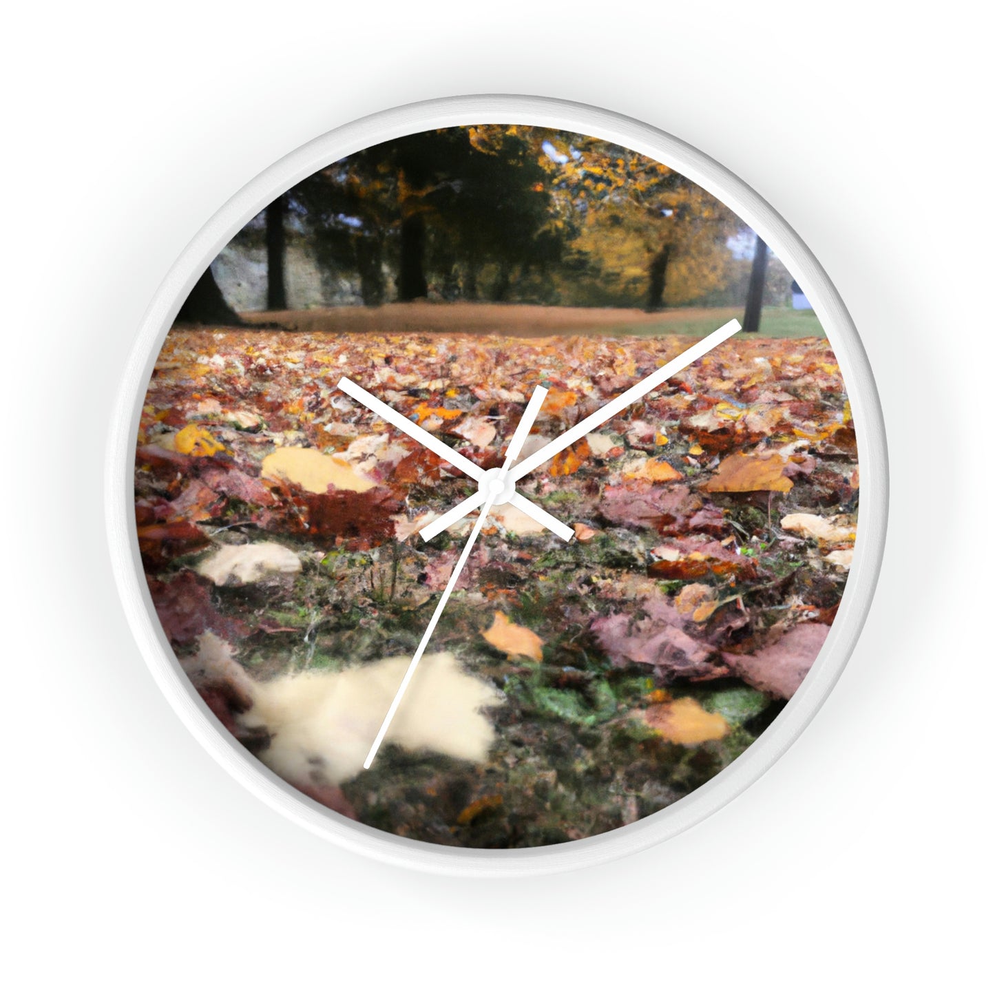 "Autumn's Forgotten Mystery" - The Alien Wall Clock