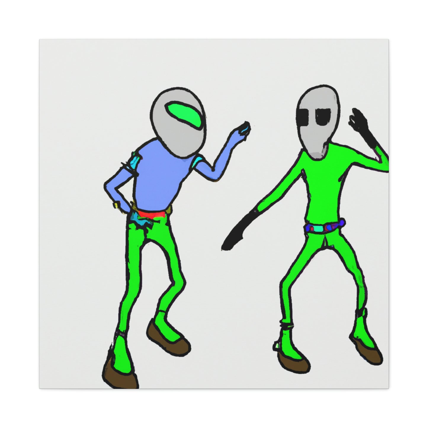 "Inter-Galactic Groovin'!" - The Alien Canva