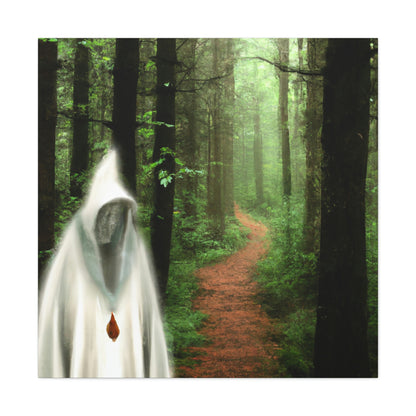 The Mysterious Forest Guide - The Alien Canva