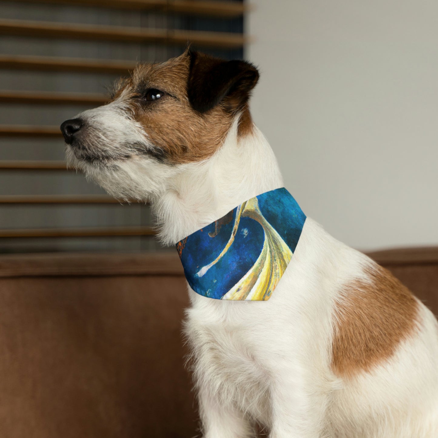 "A Starlight Ballerina" - El collar de bandana para mascota alienígena