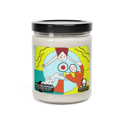 The Sibling War Defending Home From the Alien Invaders – Duftende Sojakerze, 9oz – The Alien Candles