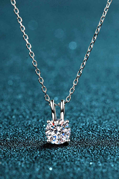 925 Sterling Silver Moissanite Necklace