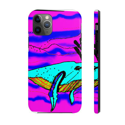 "Glow of the Neon Sea" - The Alien Tough Phone Cases