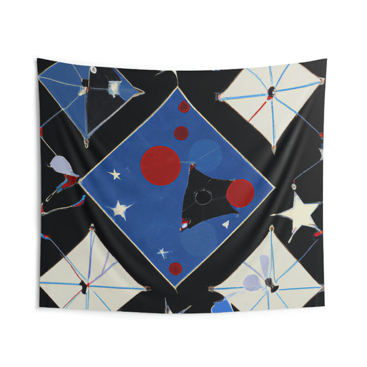 "Kites Illuminating the Starry Sky" - Die Alien-Wandteppiche