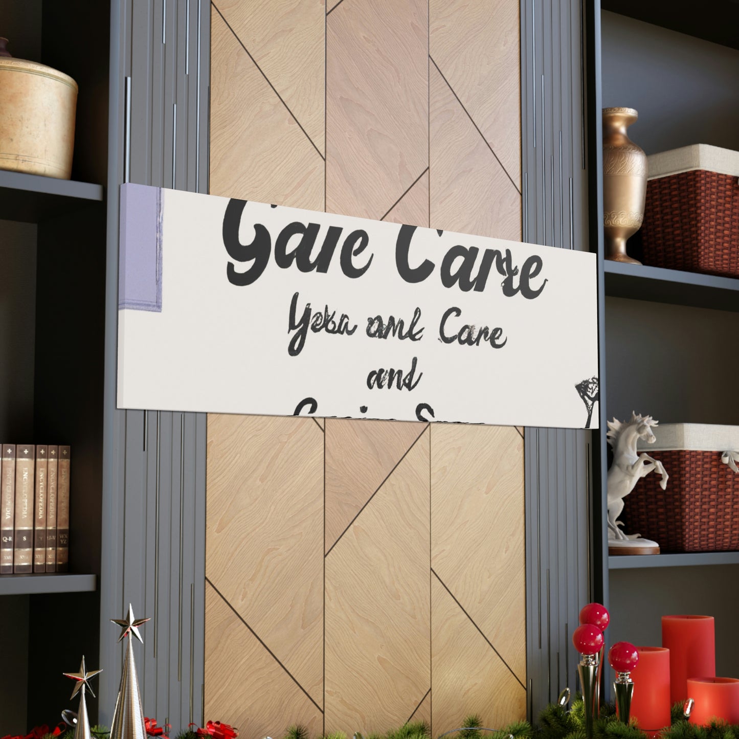 "Deck the Halls of Self-Care: A Holiday Guide to Caring for You" - Canvas