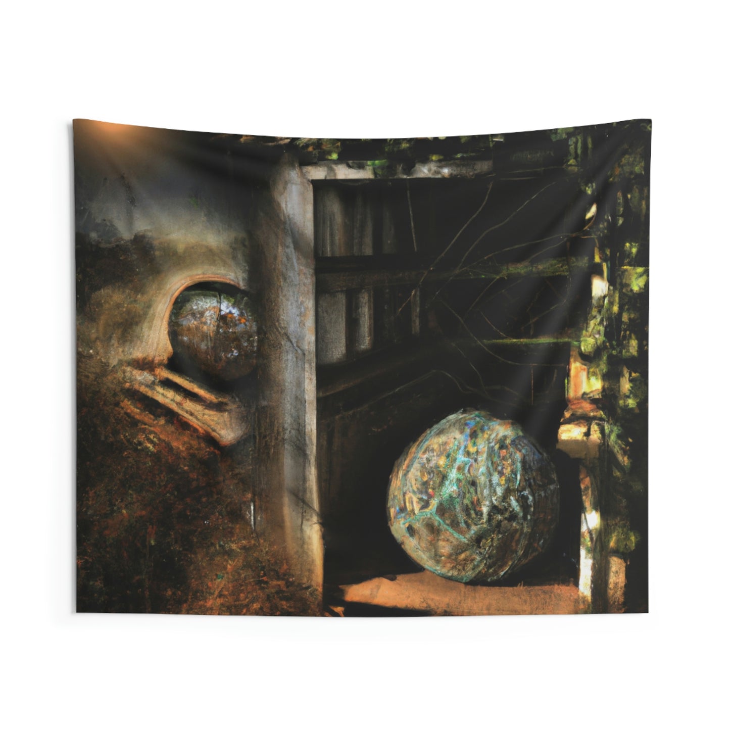 The Doghouse of Mystery. - The Alien Wall Tapestries