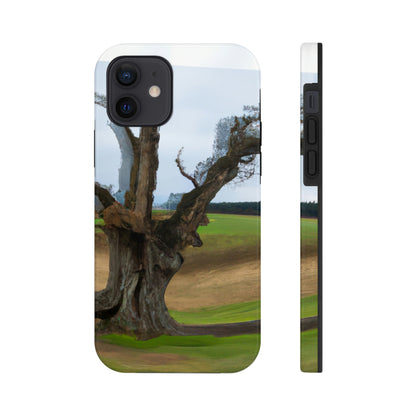 "A Shadow in the Meadow: The Last Standing Tree" - The Alien Tough Phone Cases