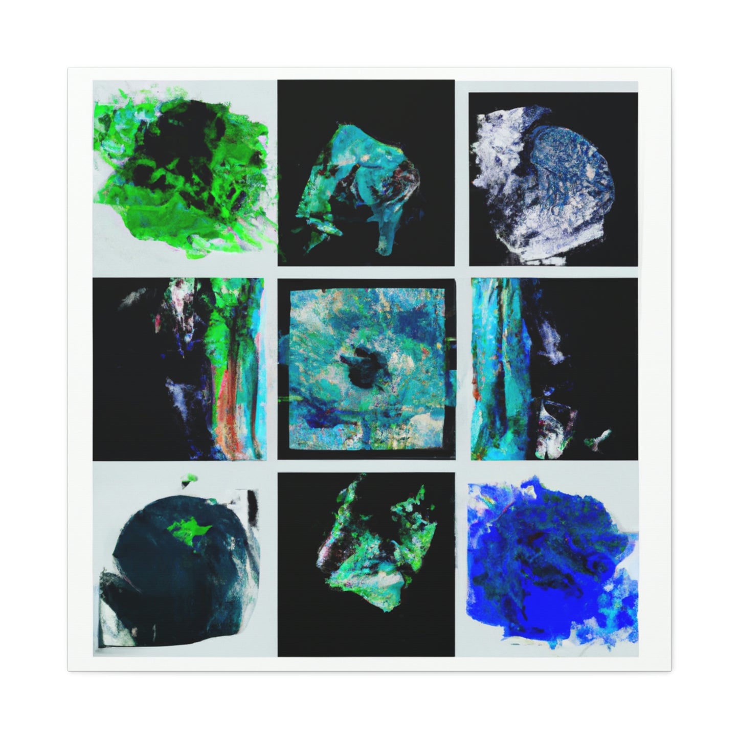 "Emotional Expressions: An Abstract Art Series" - Canvas