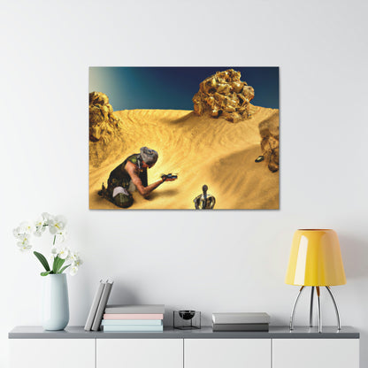 "Treasure Hunt in the Desert" - The Alien Canva