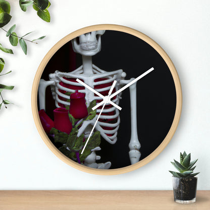 "The Skeletal Romantic" - The Alien Wall Clock