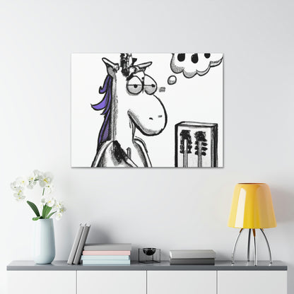 "The Dilemma of the Daring Unicorn" - The Alien Canva