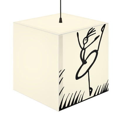 "Ballet on a Blade: A Ballerina's Spin" - The Alien Light Cube Lamp