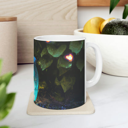 "Luminescence of Forgotten Dreams" - The Alien Ceramic Mug 11 oz