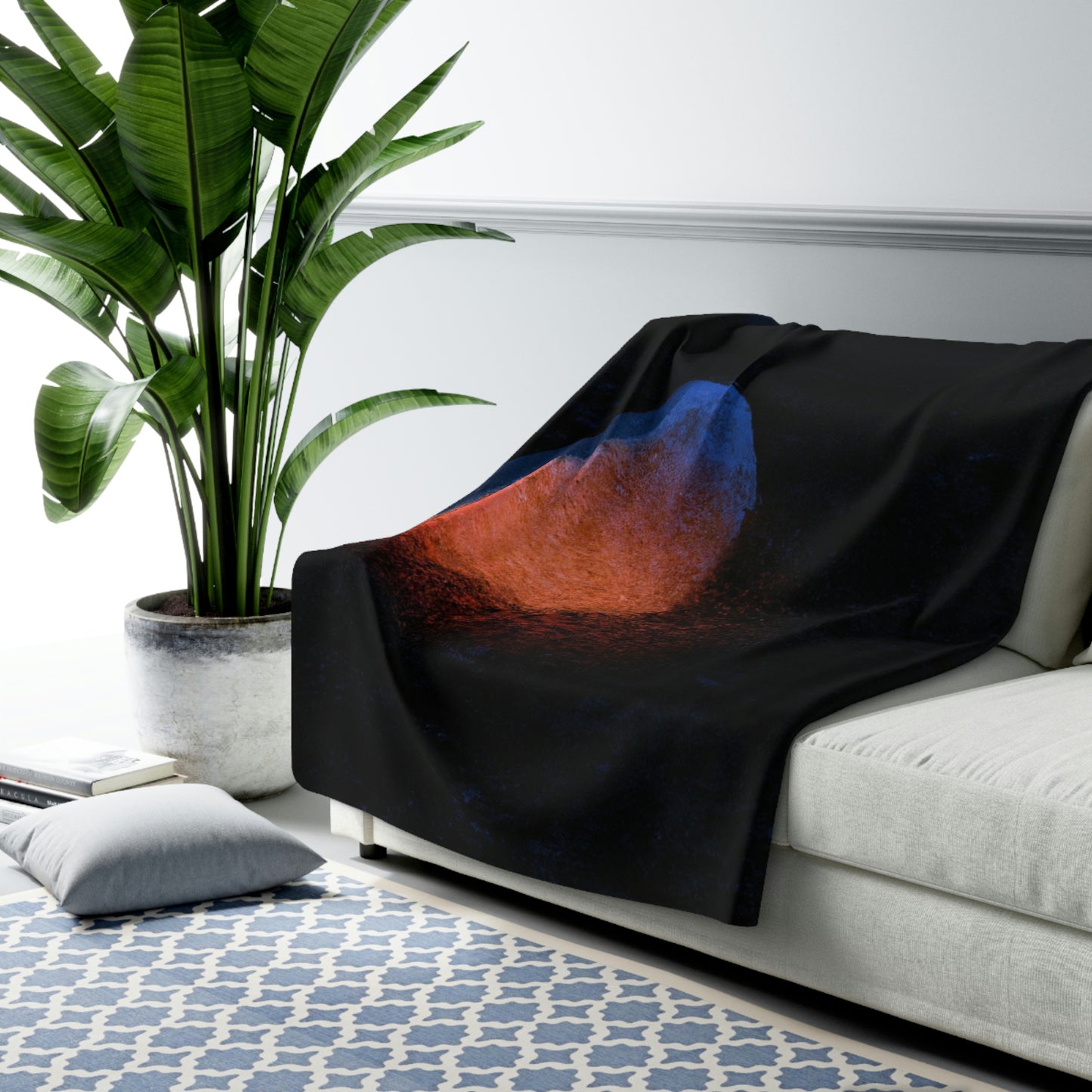 "The Glowing Tombstone Mystery" - The Alien Sherpa Fleece Blanket