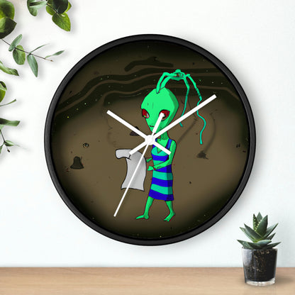 Lost in Space: The Alien's Adventure Without a Map - The Alien Wall Clock