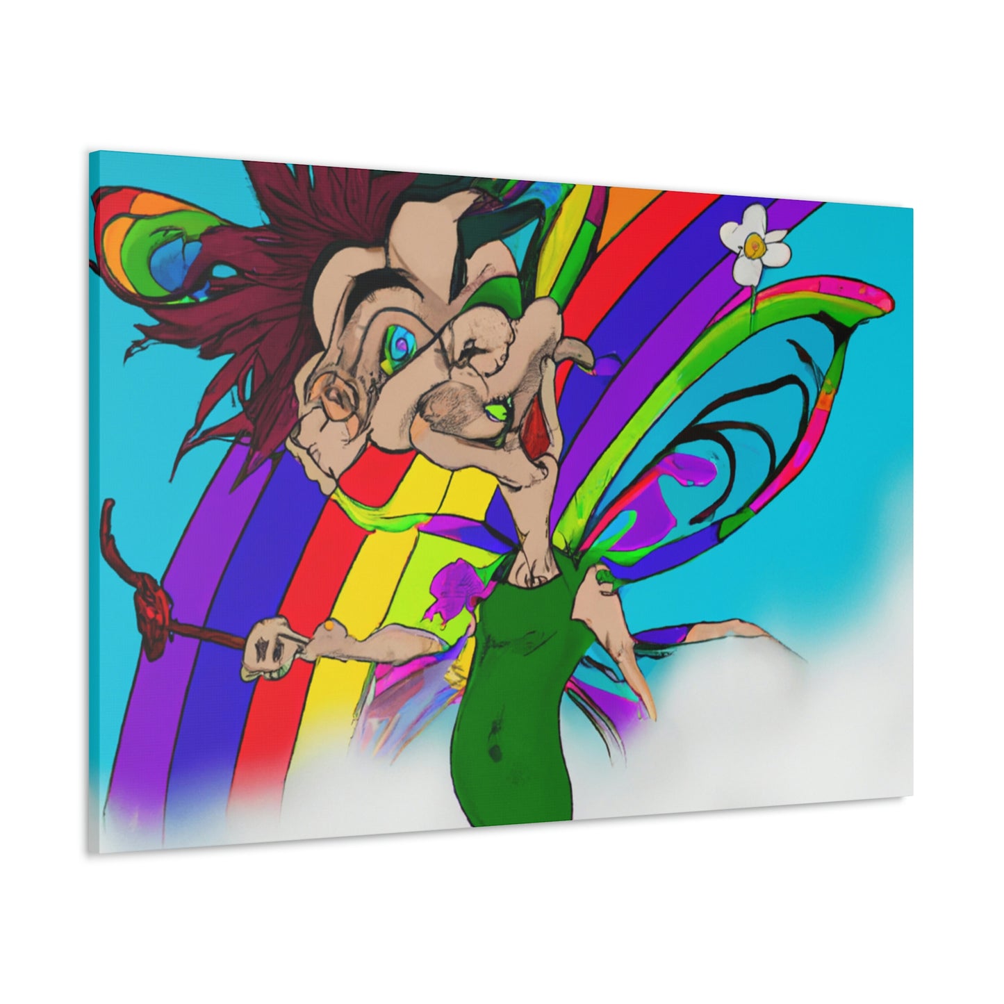 Rainbow Mischief Fairy - The Alien Canva