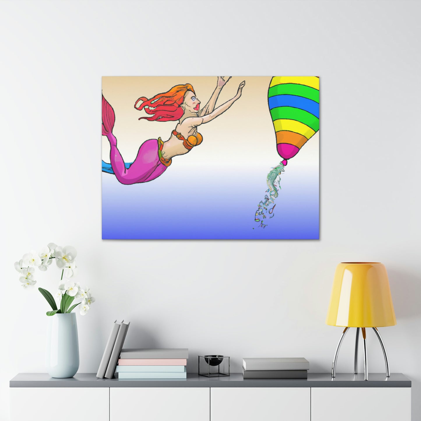 "The Mermaid's Rainbow Chase" - The Alien Canva