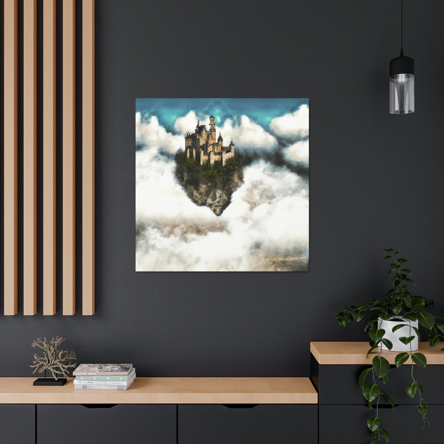 Mystic Castle in the Sky - The Alien Canva