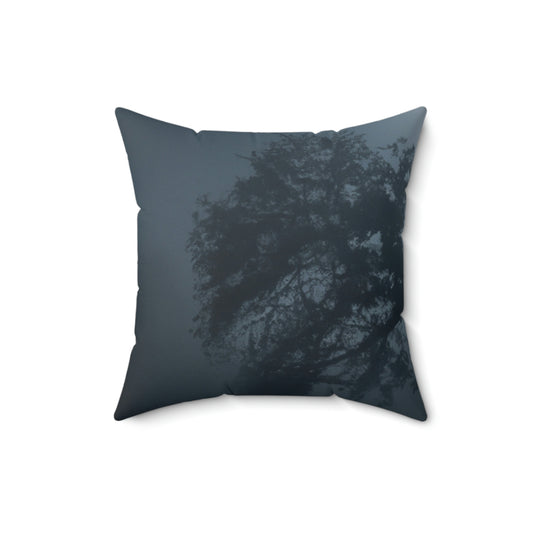 "A Shining Sentinel in the Mist” - The Alien Square Pillow