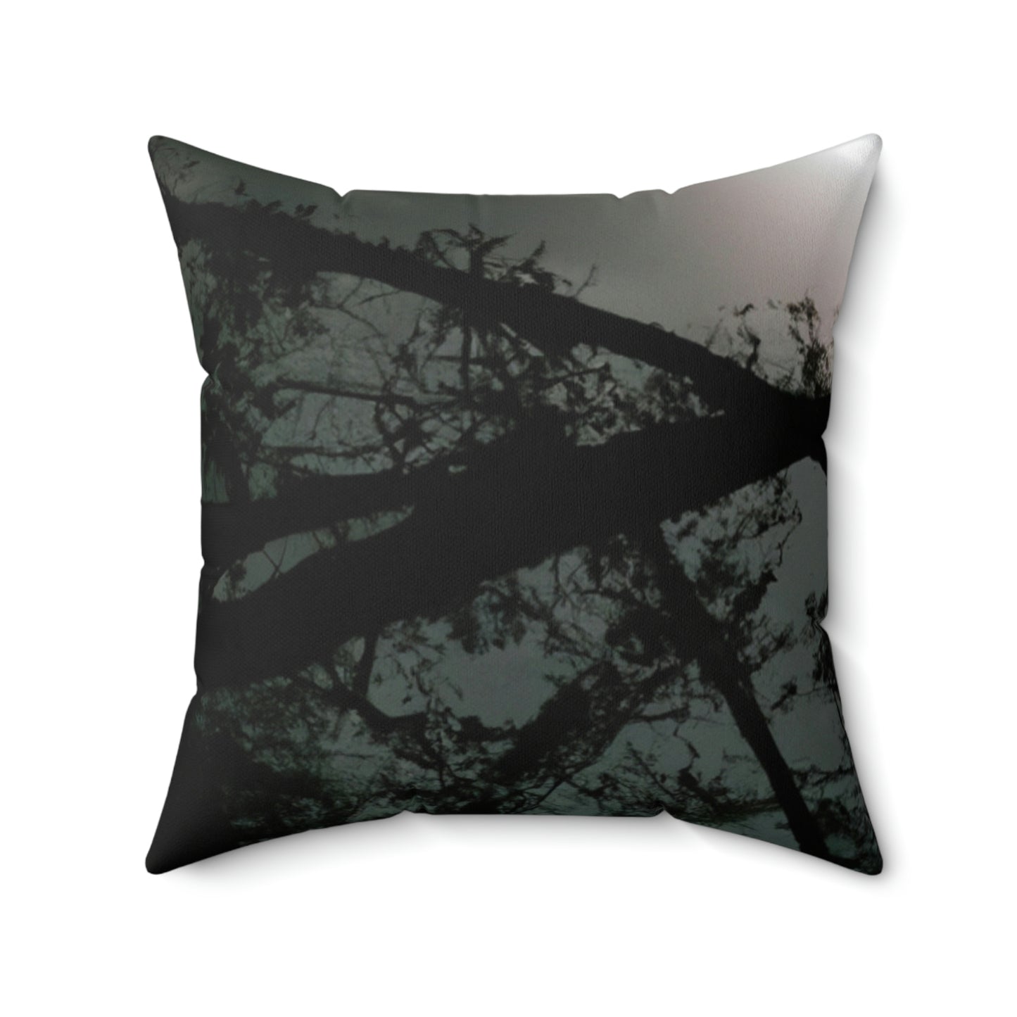 "A Moonlit Mystical World" - The Alien Square Pillow