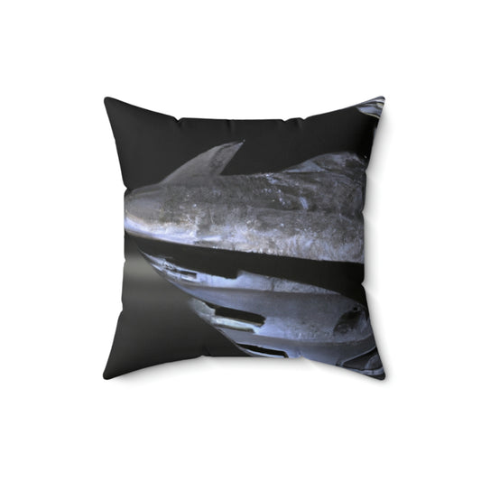 "Lost in the Unknown" - The Alien Square Pillow