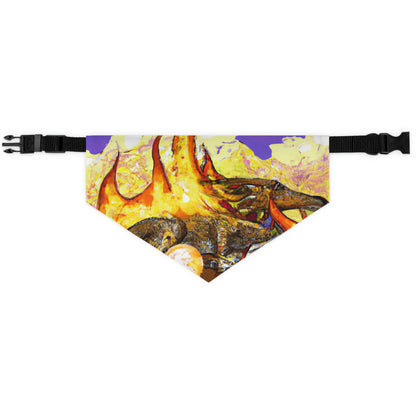 "Un dragón dormido en un abrazo infernal" - The Alien Pet Bandana Collar