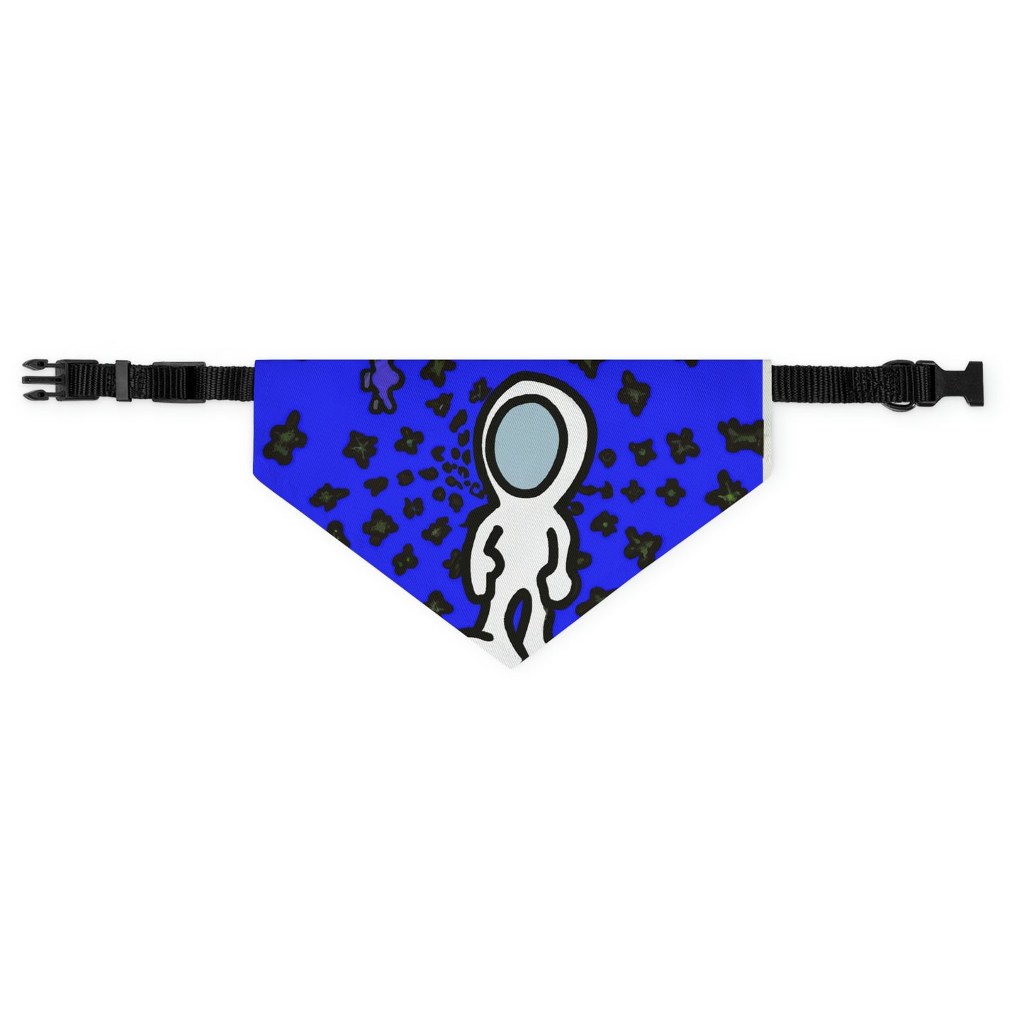 "Explorando el Universo Desconocido" - The Alien Pet Bandana Collar